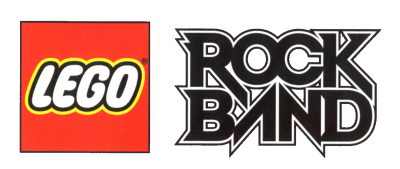 LEGO Rock Band title screen for Nintendo DS